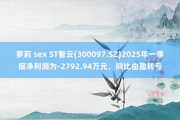 萝莉 sex ST智云(300097.SZ)2025年一季报净利润为-2792.94万元，同比由盈转亏